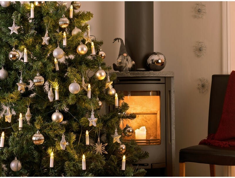 Konstsmide 1009-020 Weihnachtsbaum-Beleuchtung Innen netzbetrieben Anzahl Leuchtmittel 35 LED Warm
