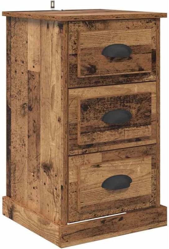 Nachttisch Altholz 39 x 39 x 67,5 cm Holzwerkstoff vidaXL