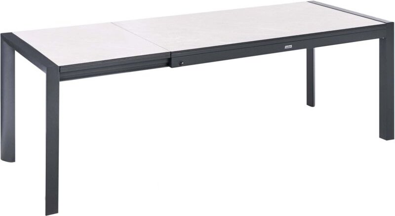 Ausziehbarer Gartentisch BINASCO 160/220 cm 90 cm Beige