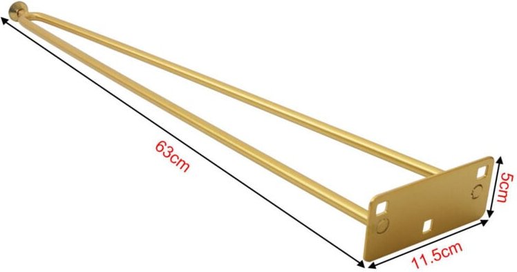 4 Haarnadel Tischbeine Tischkufen Tischgestell inkl. Bodenschoner - Woltu