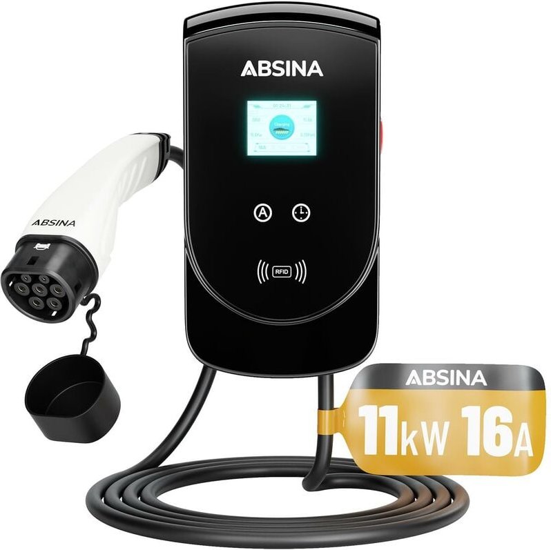 Wallbox Typ 2 - 11kW 16A E-Auto Ladestation - Absina