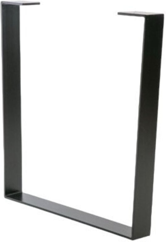 Primaster Tischgestell U-Form schwarz 71 x 70 cm Tischbeine
