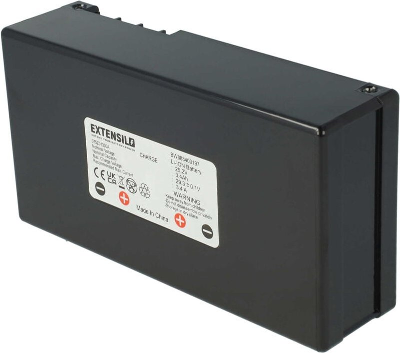 Thumbnail - Extensilo - Akku kompatibel mit Wiper C120, C180, C80, Ciiky Rasenroboter Rasenmäher (3400mAh, 25,2V, Li-Ion)