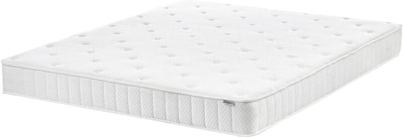 Beliani - Taschenfederkernmatratze Weiß 160 x 200 cm Orthopädisch duo Medium / Fest Härtegrad