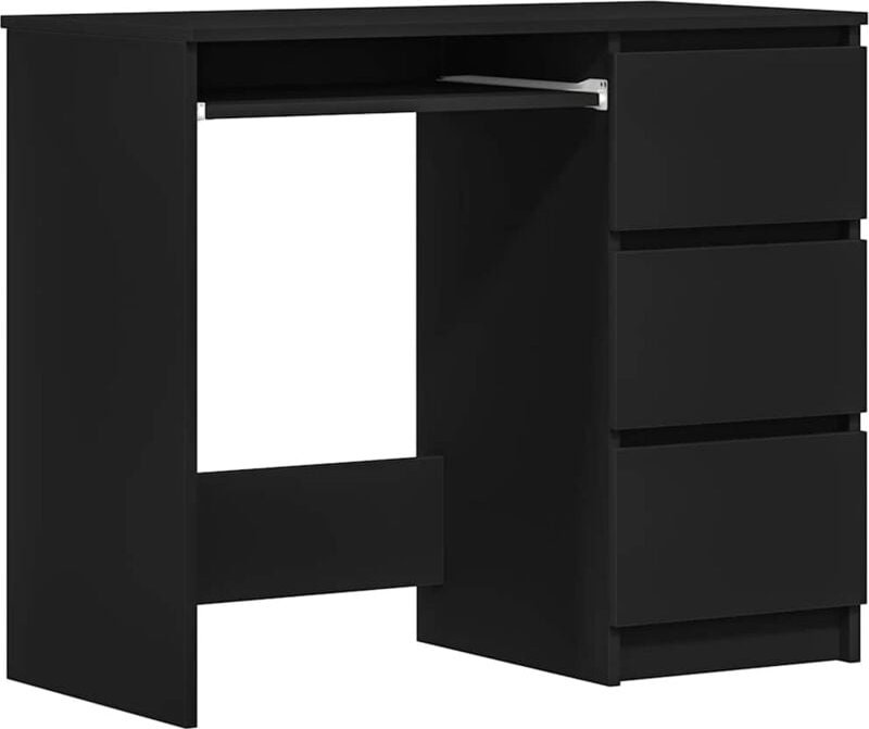 Schreibtisch Schwarz 90x45x76 cm Holzwerkstoff Vidaxl
