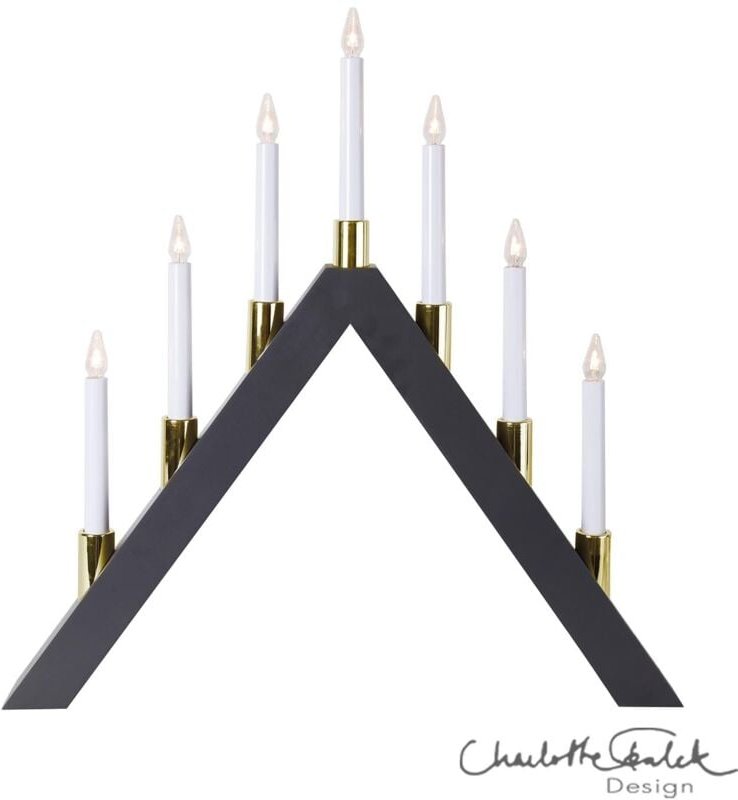 LED-Fensterleuchter 'Halla', 7 warmwhite led