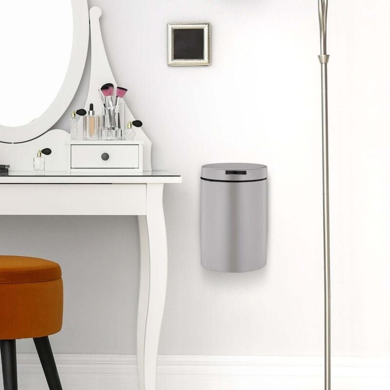 Badezimmer mulleimer zur wandmontage 3 l automatisch schlieender deckel