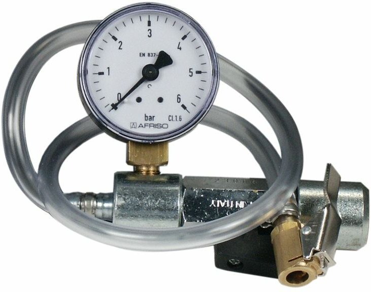 Anschlussadapter zum Gefäßfüller mit Absperrung