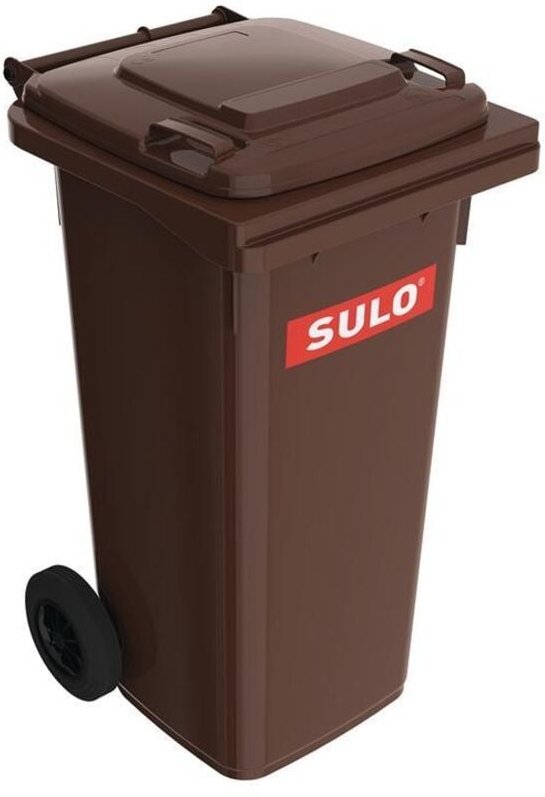 Thumbnail - Sulo - Müllgroßbehälter 120 l hdpe braun fahrbar, nach en 840