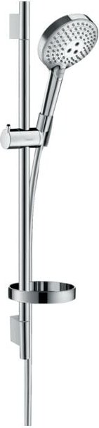 Hansgrohe - Brausenset Raindance Select s 120 3jet PowderRain Unica'S Puro 650mm chrom, 27654000