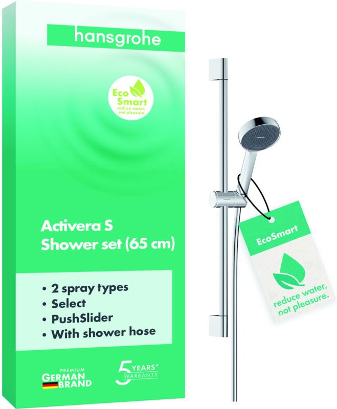 Thumbnail - hansgrohe Activera Select S Duschset 95, 2 Strahlarten, EcoSmart,