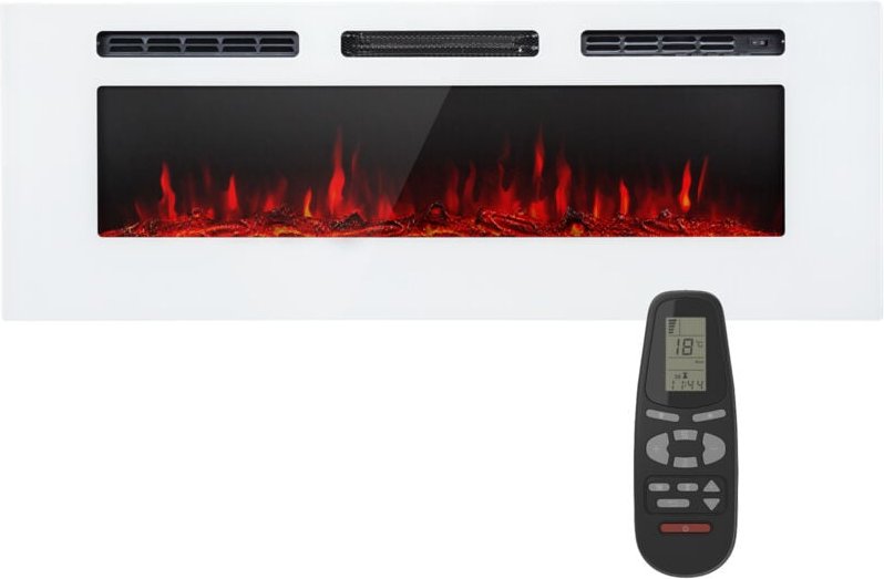 Thumbnail - Klarstein - Galeras Foyer électrique mural et encastrable 1800 w led 3 couleurs minuterie