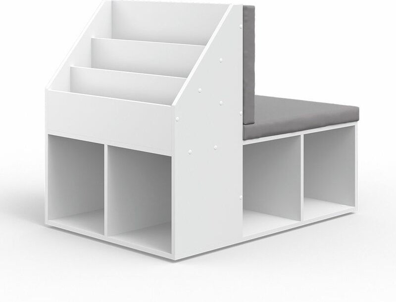 Kinderregal Onix, Weiß, 97.1 x 78.4 cm Vicco