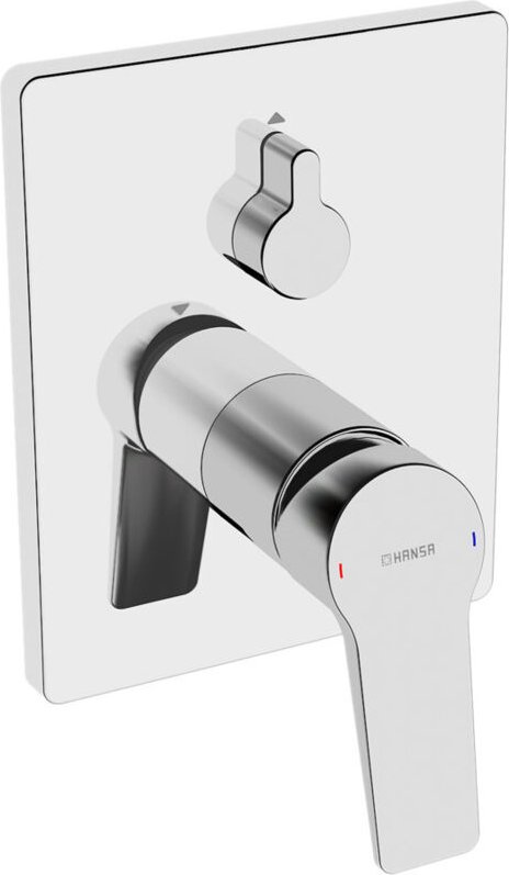 Twist - Badewanne Einhebelmischer - Unterputz, Umsteller für 2 Verbraucher, chrom 89849083 - Hansa