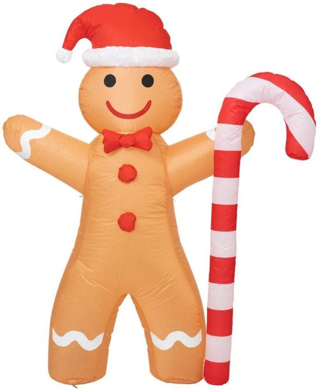Fééric Lights And Christmas - Aufblasbarer Lebkuchen H140CM mit Trafo - Feeric lights & christmas