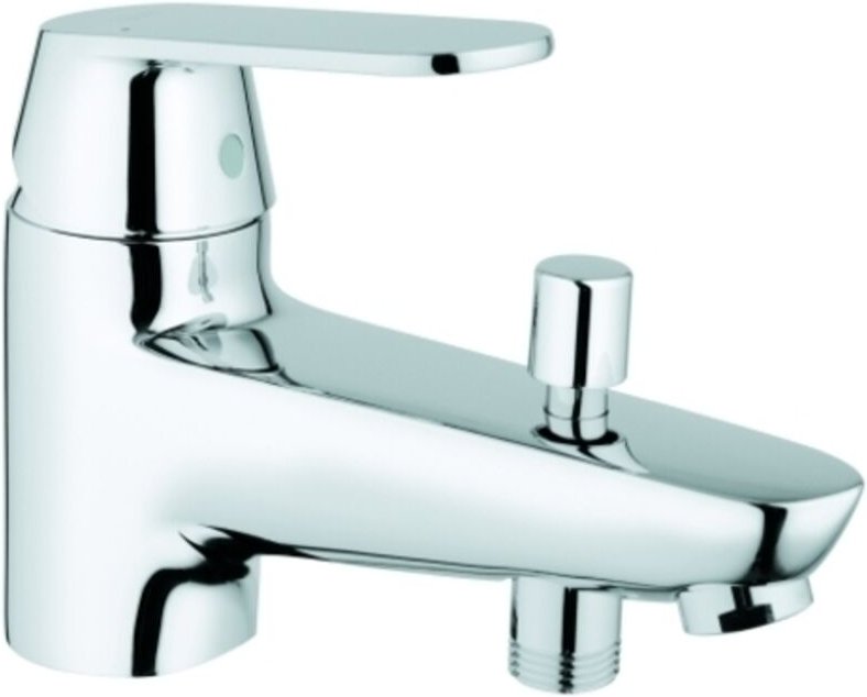 Grohe Wannen-Einhebelmischer Eurosmart Cosmopolitan 1/2", Bedienungshebel aus Metall, chrom
