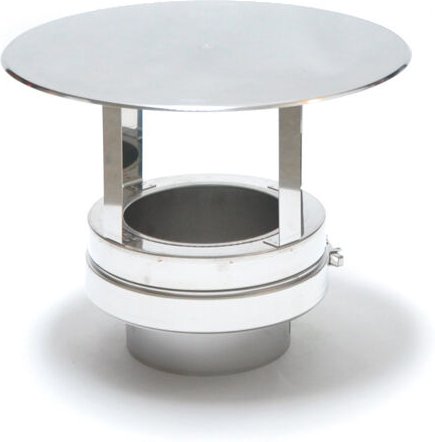 Astec - Regenhaube DN113-300 Schornstein Regenhut Edelstahl Kaminabdeckung 8400-113