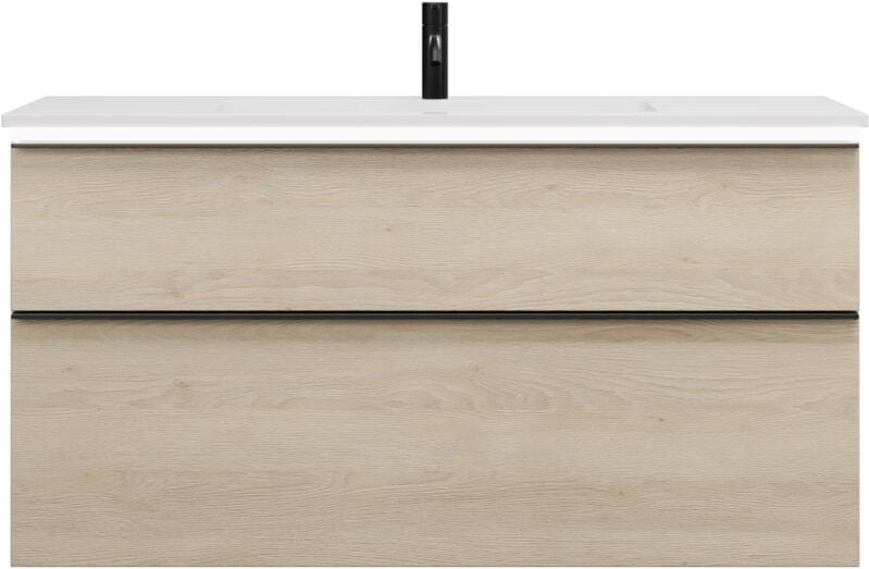 Eqio Mineralguss-Waschtisch inklusive - Burgbad