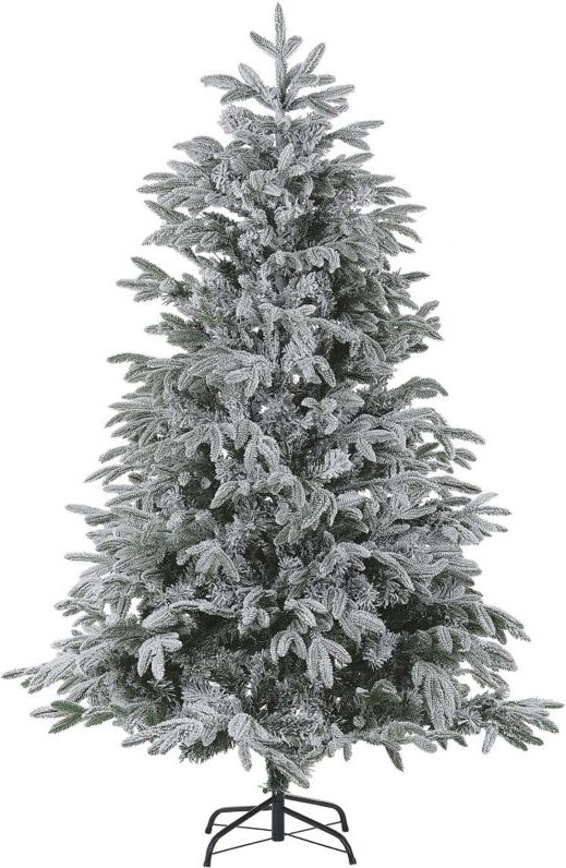 Weihnachtsbaum 180 cm Weiß Schneebedeckt mit Kunstschnee und Ständer Weihnachtszeit/ Weihnachten/ Wohnzimmer Modern