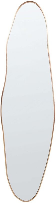 Wandspiegel SALINS 40 cm 160 cm Metall Gold