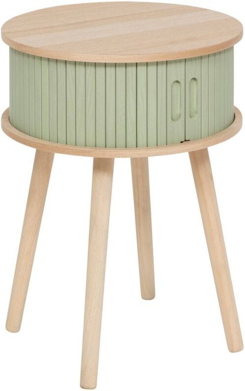 Nachttisch mit 2 Türen Nysos olivgrün 54x40x40cm - Atmosphera créateur d'intérieur