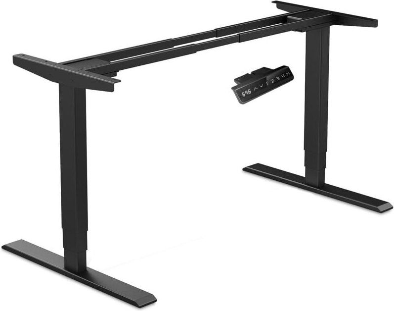 CAVO Tischgestell TG2-80 schwarz elektrisch höhenverstellbar 590 - 1240 mm Breitenverstellung 1080 - 1600 mm Tragkraft 8...