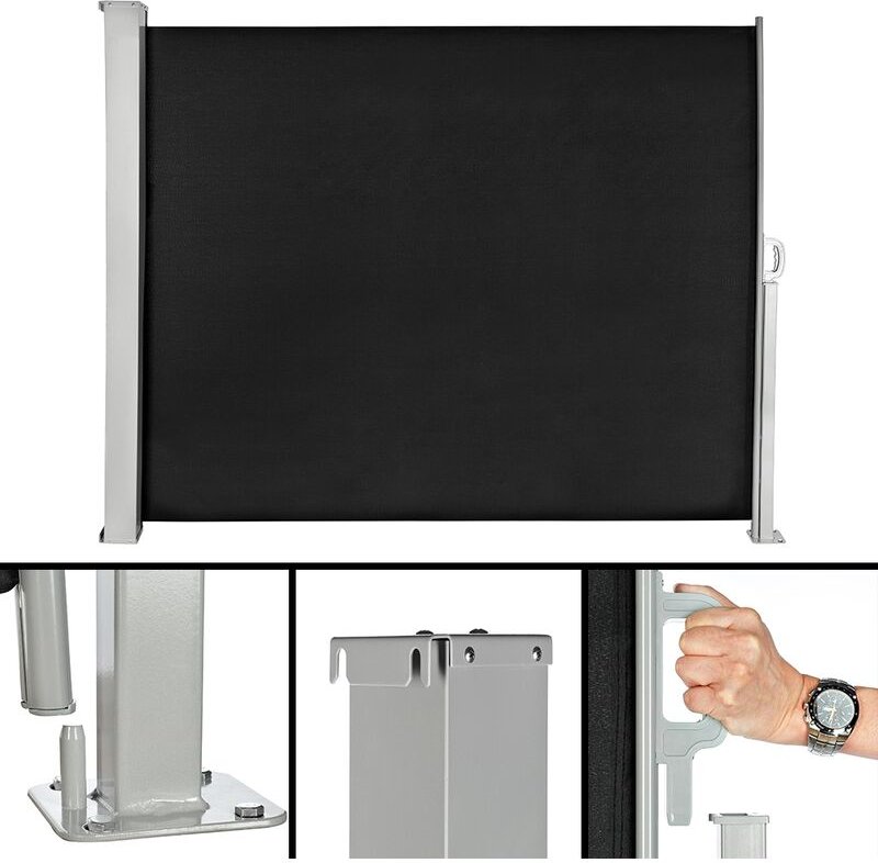 Thumbnail - Seitenmarkise 160x300 Polyester Markise Seitenwand Sonnenschutz Seitenrollo - Melko