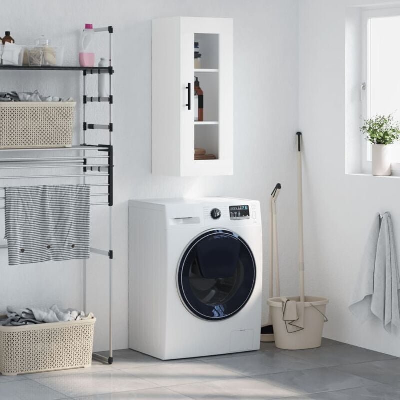 Wandschrank Weiß 34,5x34x90 cm Vidaxl