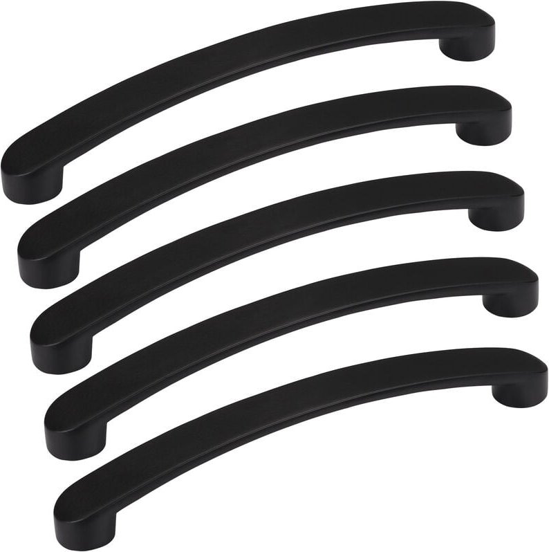 So-tech - 20 Stück Möbelgriffe Schrankgriff SW111 ba 160 mm schwarz matt inkl. Schrauben
