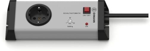 Ehmann 0217e61012a01 Steckdosenleiste mit Schalter und Zeitschaltfunktion Reduziert Brandgefahr und spart Strom Schaltba...