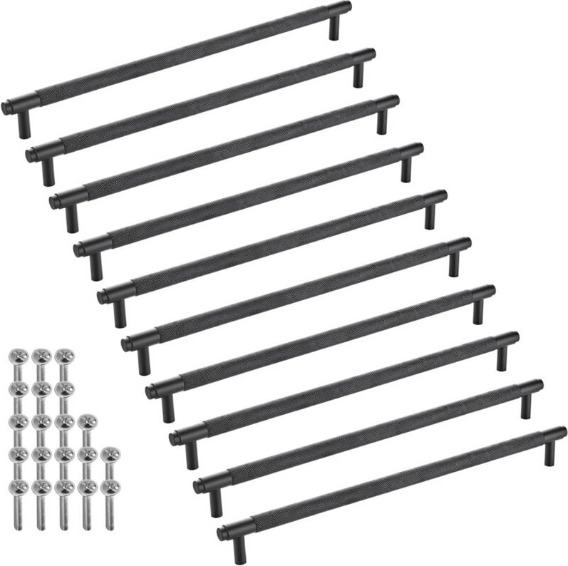 Sotech Möbelgriff Bügelgriff Blackline viii schwarz matt Schubladengriff Schrankgriff inkl. Schrauben - Bohrlochabstand ...