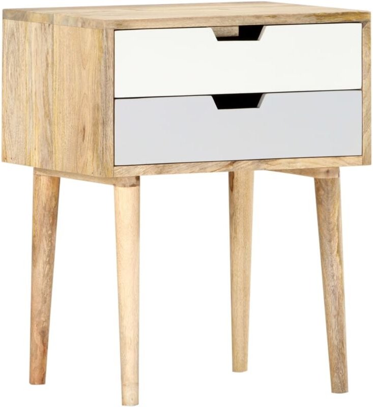 Nachttisch 47 x 35 x 59 cm Mango Massivholz Vidaxl
