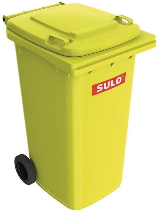 Sulo - Müllgroßbehälter 240 l hdpe gelb fahrbar, nach en 840