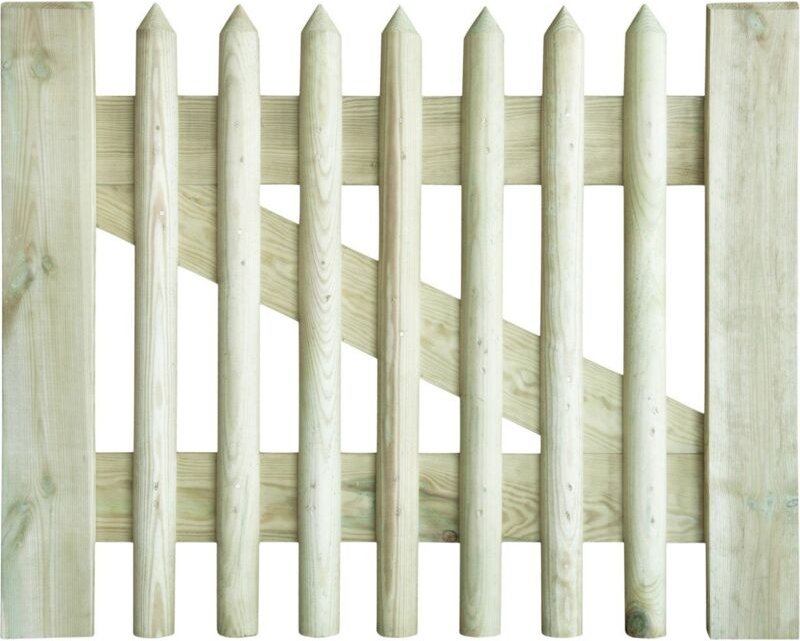 Weitere - Senkrechtzauntor 100 x 80 cm, kesseldruckimprägniert Holzzäune