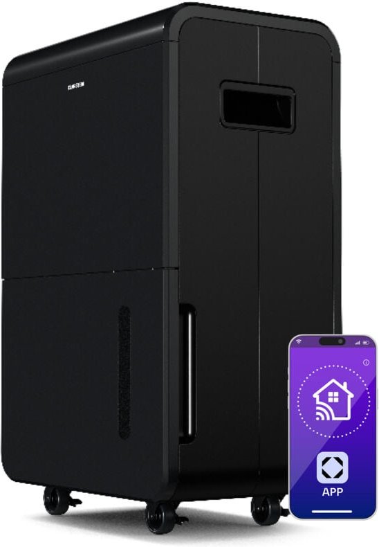 Klarstein - DryFy Grand Smart 70L Luftentfeuchter - WLAN-App-Steuerung, 8L Tank, 24h Timer, Automatische Abschaltung, Tr...