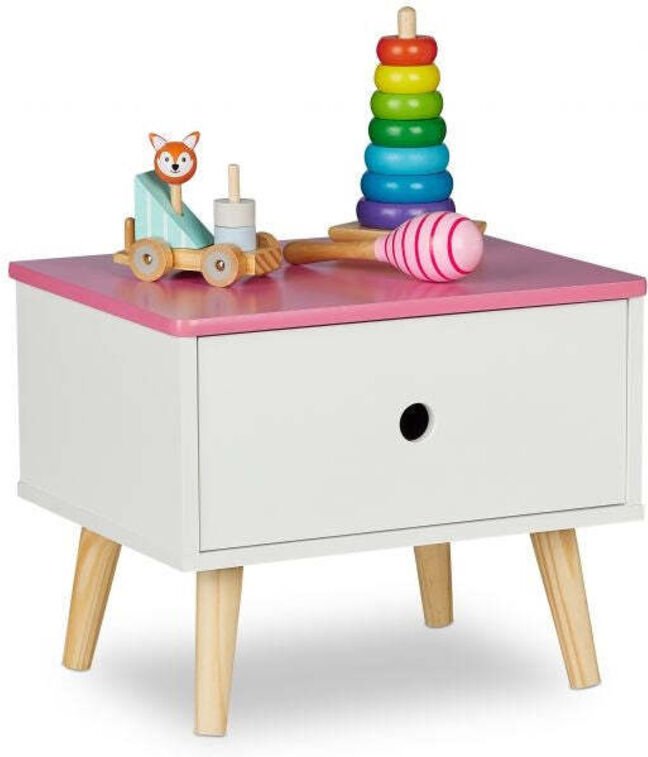 Northix - Nachttisch fur kinder mit schublade 88