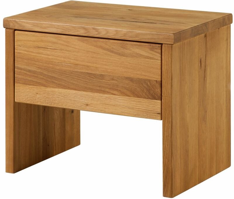 Nachttisch Wildeiche 50x35x40 natur geölt JANGALI 719