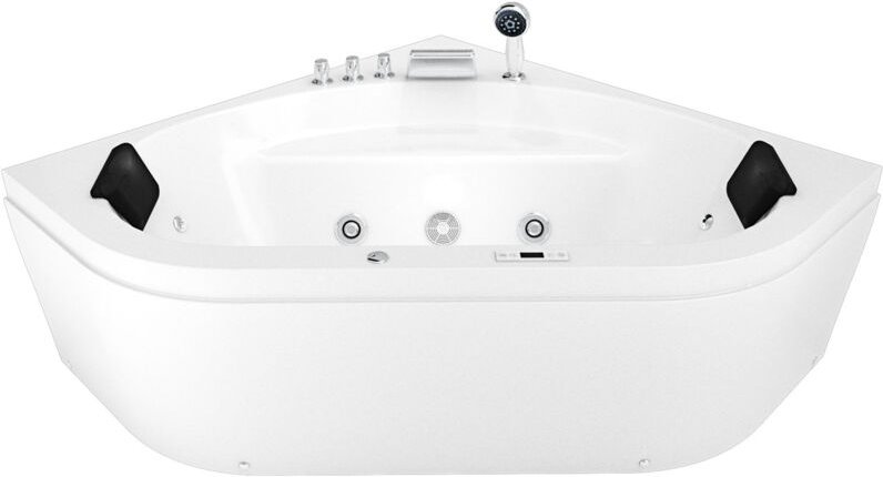 Whirlpool Pool Badewanne Eckwanne Wanne W20H-SC 140x140cm aktive Schlauch-Reinigung