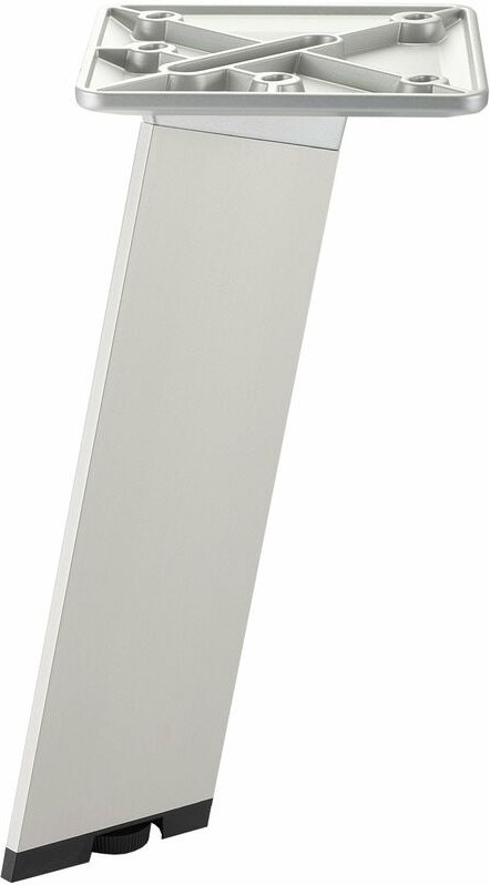 So-tech - schüco Möbelfuß stair Edelstahloptik Höhe 250 mm belastbar bis max. 150 kg pro Stück Schrankfuß Stützfuß höhen...