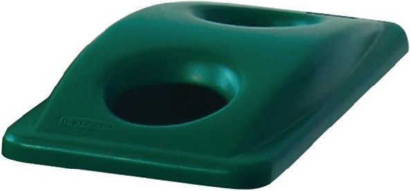 Deckel pe grün B290xT520mm f.Wertstoffsammler 60/87l f.Flascheneinw. Rubbermaid