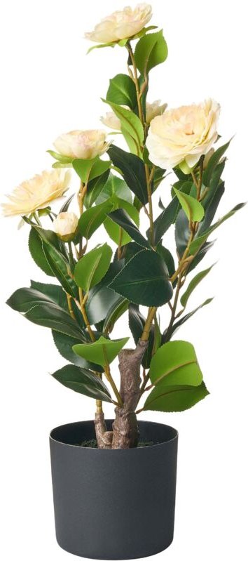 Kunstpflanze CAMELLIA 60 cm Grün