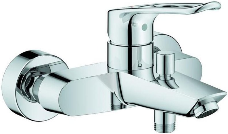 EH-Wannenbatt. Eurosmart 252413 Wandmontage offener Hebel chrom 25241003 - Grohe