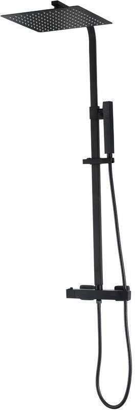 schwarzes Thermostat Duschstangen-Set THERMO - S30