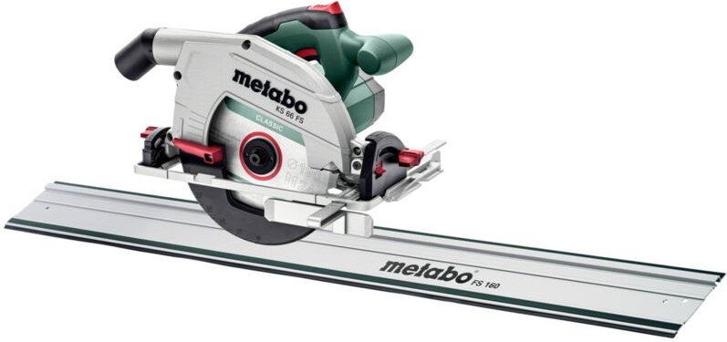 Metabo - Set Handkreissäge ks 66 fs (691135000), mit Führungsschiene fs 160, im Karton