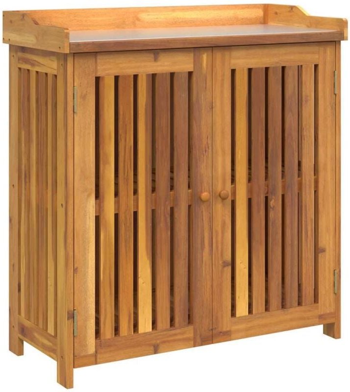 Garten-Schrank mit Speicher mit Tür Braun 93 x 41.5 x 98cm Vidaxl