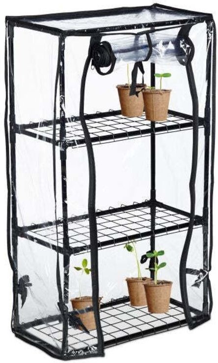 Gewachshaus mit 3 regalen fur balkon
