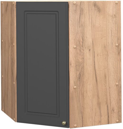 Vicco - Eckhängeschrank Fame-Line, Anthrazit-Gold, 57 cm