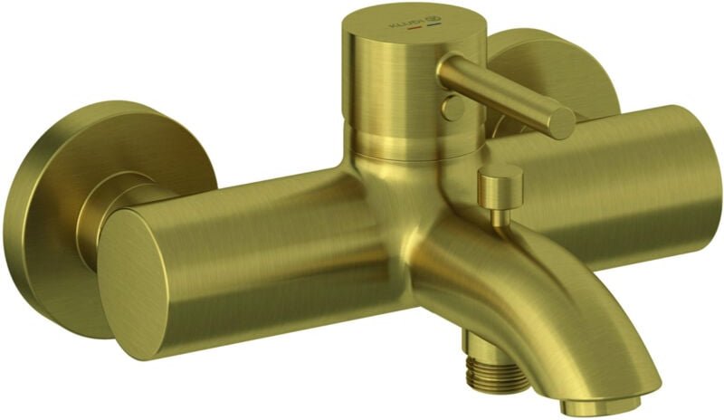 Bozz Wannenfüll- und Brause-Einhandmischer, Wandmontage, - Kludi