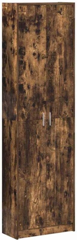 Kleiderschrank Räuchereiche 55 x 25 x 189 cm Holzwerkstoff vidaXL