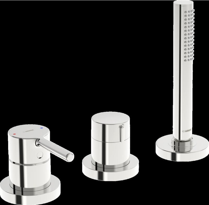 Thumbnail - Vantis Style Fertigmontageset für Wanne/Brause, - Hansa